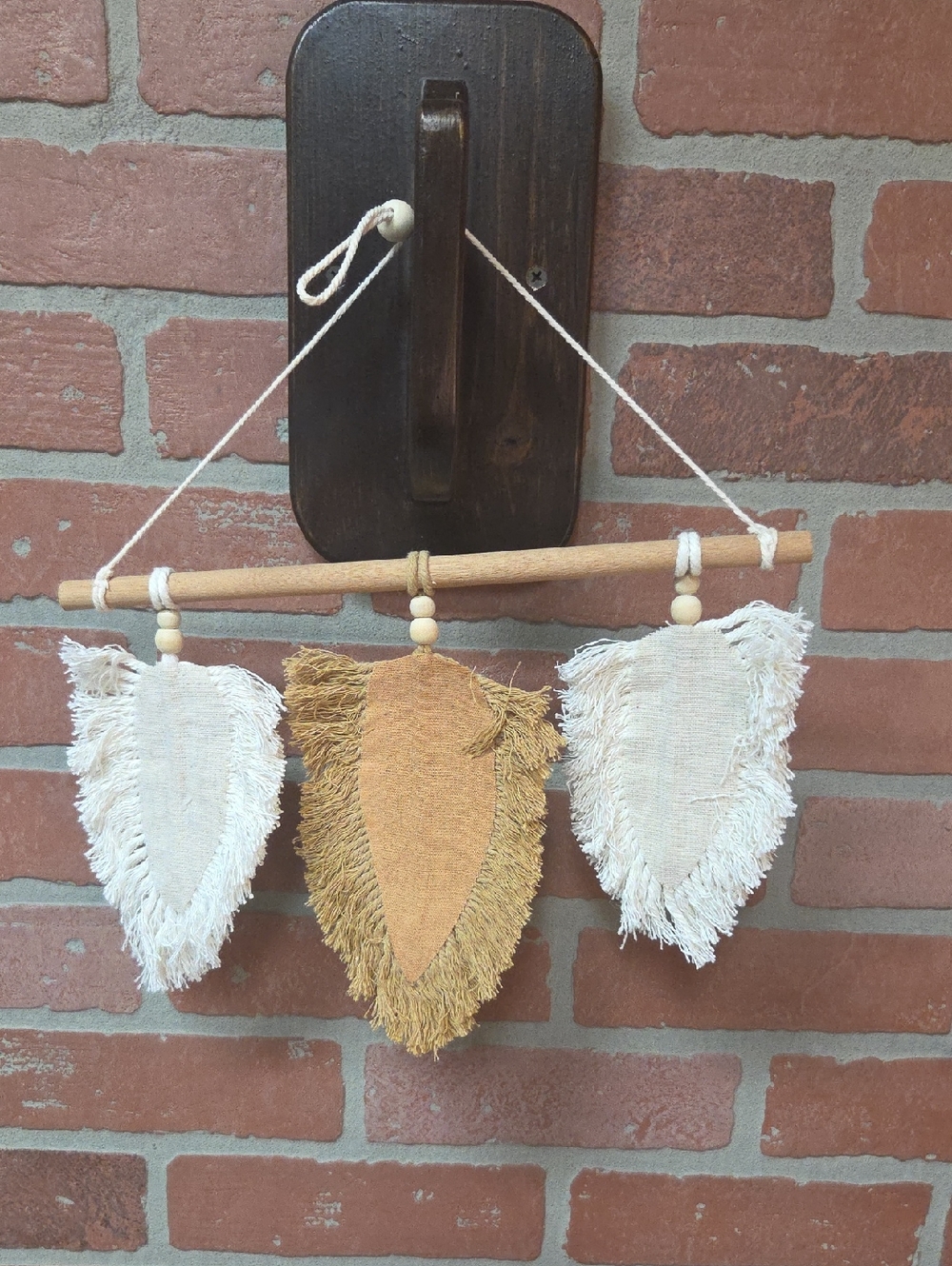 Boho Leaf Wall Hanging